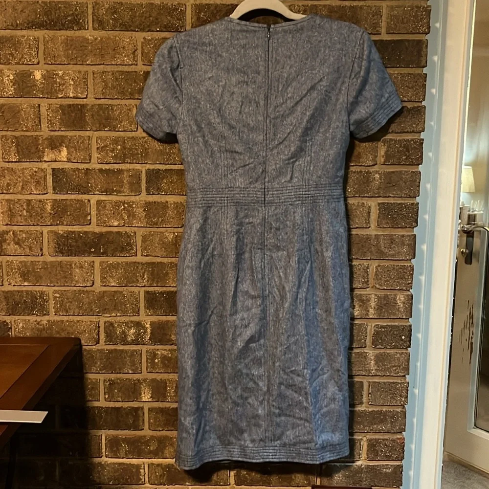 Banana Republic Blue Gray  Sheath Mini Dress Size 0
